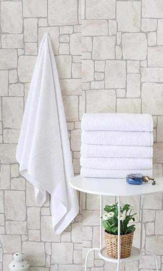 Nevresim Dünyası Otel Tipi 70x140 Banyo Havlusu Beyaz